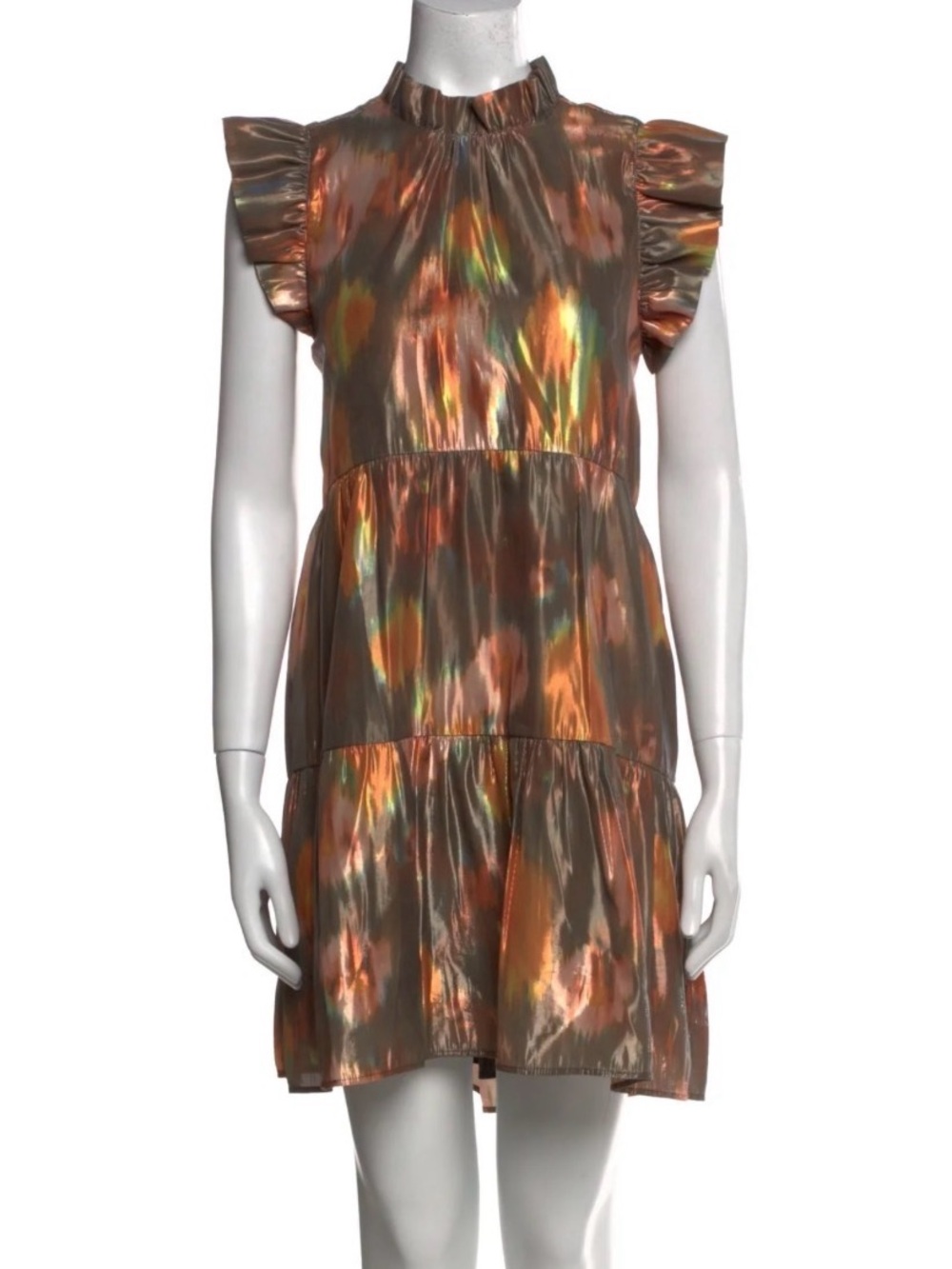 EUC Marie Oliver Metallic Dress Sz M